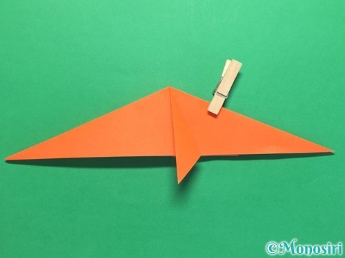 折り紙で鯉のぼりの折り方手順16