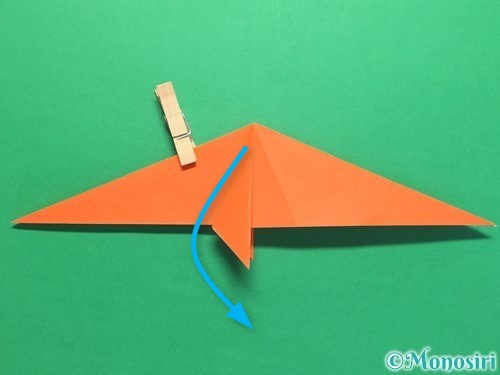 折り紙で鯉のぼりの折り方手順18