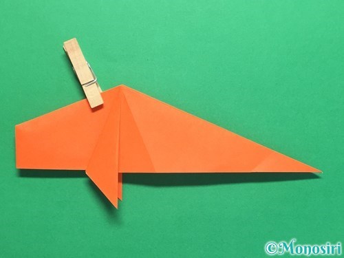 折り紙で鯉のぼりの折り方手順26