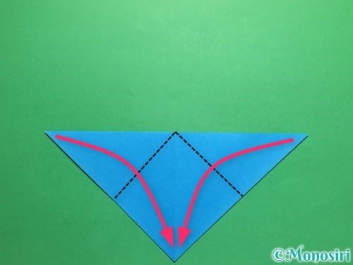 折り紙で簡単なカブトの折り方手順5