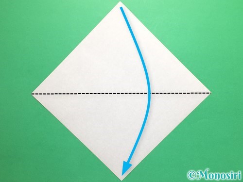折り紙でかっこいい兜の折り方手順1