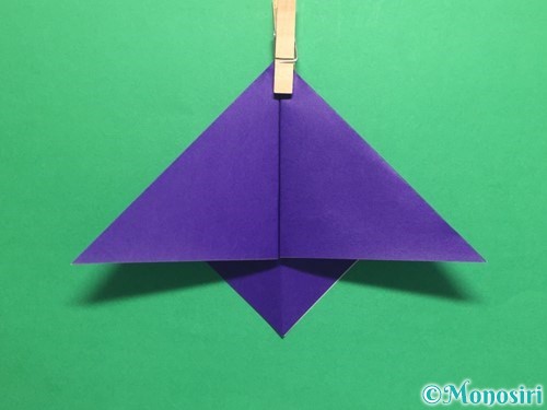 折り紙でかっこいい兜の折り方手順12