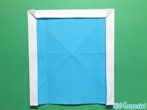 折り紙でかっこいい兜の折り方手順13