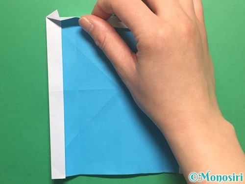 折り紙でかっこいい兜の折り方手順14