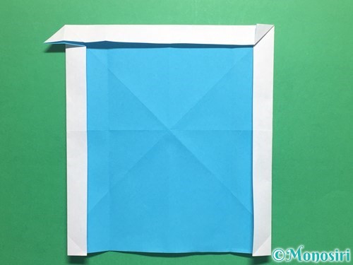折り紙でかっこいい兜の折り方手順17