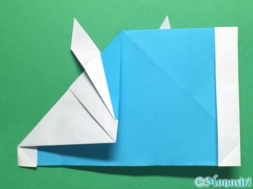折り紙でかっこいい兜の折り方手順30