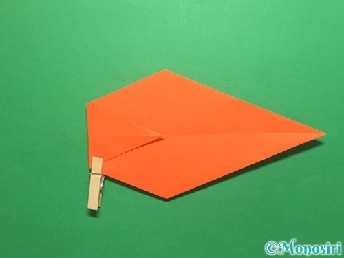 折り紙で鯉のぼりの折り方手順21