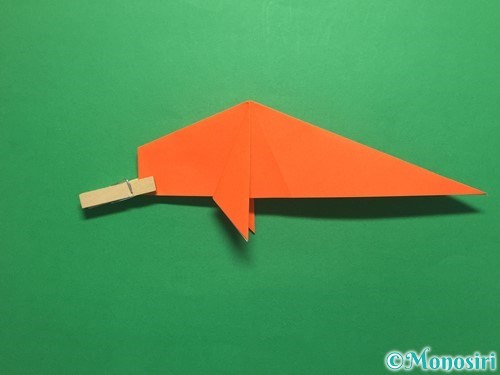 折り紙で鯉のぼりの折り方手順23
