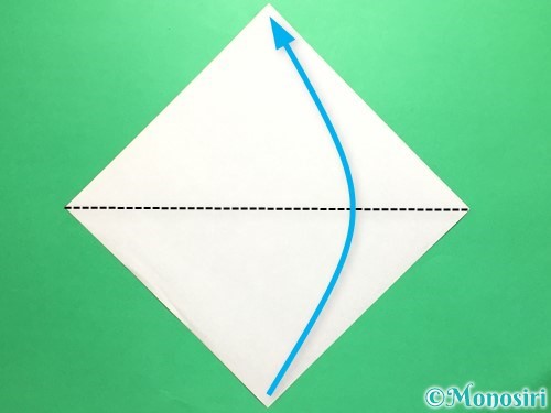 折り紙で菖蒲の折り方手順5