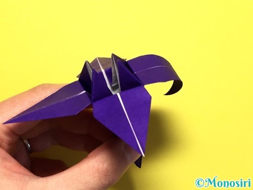 折り紙で立体的な菖蒲の折り方手順39