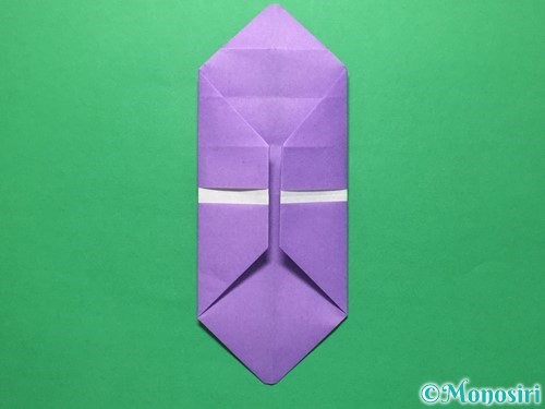 折り紙で盾の折り方手順14
