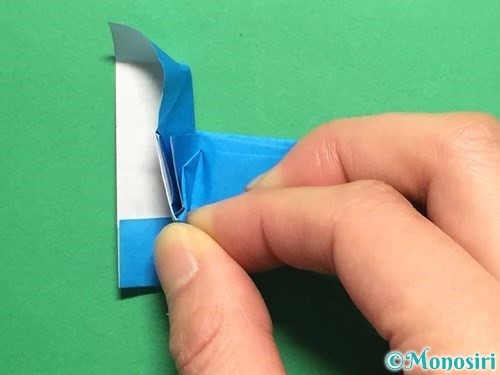 折り紙で剣の折り方手順47
