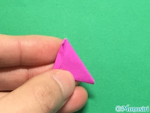 折り紙でハートのこんぺいとうの作り方手順20