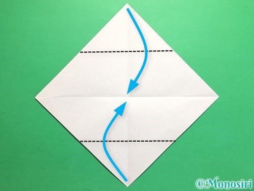 折り紙でネクタイの折り方手順3