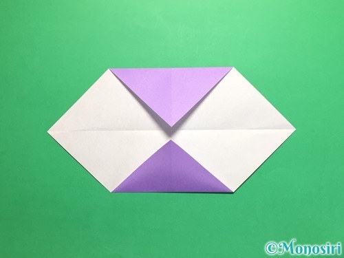 折り紙でネクタイの折り方手順4