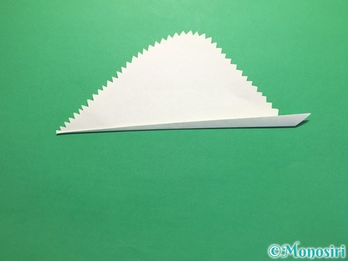 折り紙で簡単なあじさいの折り方手順22