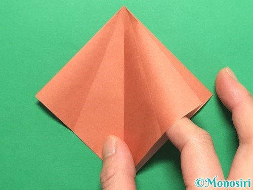 折り紙で立体的なかたつむりの折り方手順11
