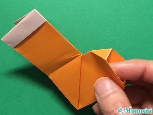 折り紙でレインブーツの折り方手順25