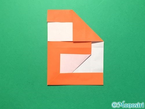 折り紙で数字の2の折り方手順28