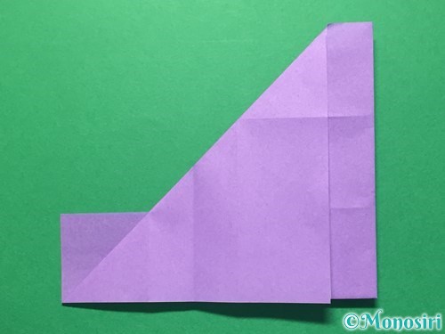 折り紙で数字の4の折り方手順16