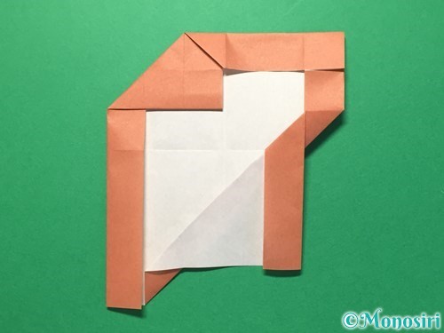 折り紙で数字の7の折り方手順18
