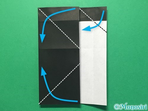 折り紙で数字の9の折り方手順17