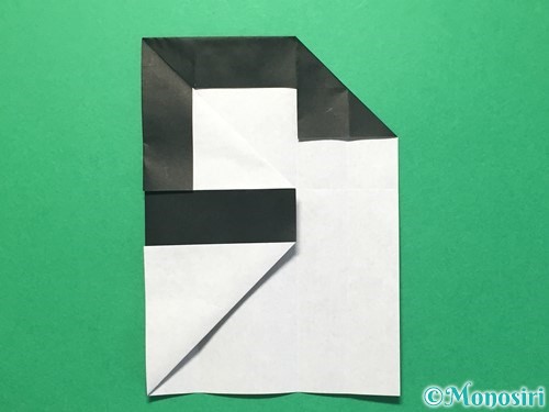 折り紙で数字の9の折り方手順18