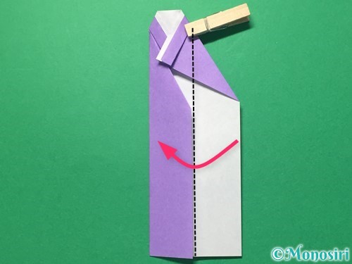 折り紙で紙衣の作り方手順17