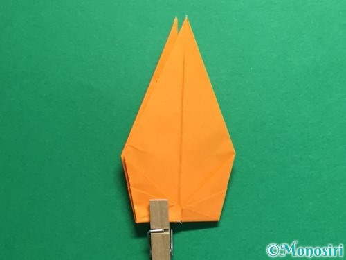 折り紙で鶴の折り方手順30