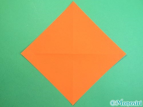 折り紙でみかんの折り方手順3