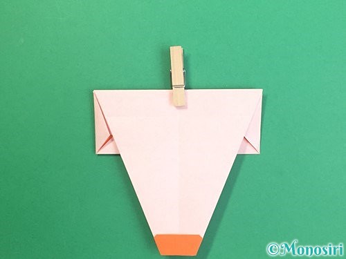 折り紙で鏡餅の折り方手順15