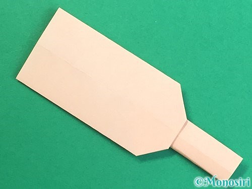 折り紙で羽子板と羽根の折り方手順20
