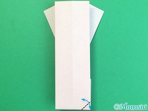 折り紙で羽子板と羽根の折り方手順39