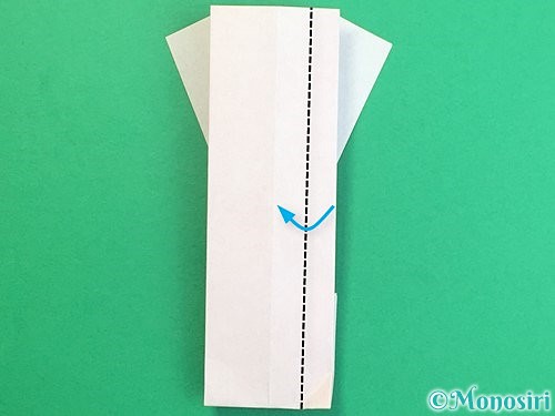 折り紙で羽子板と羽根の折り方手順41