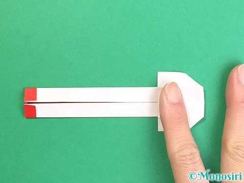 折り紙で破魔矢の折り方手順20