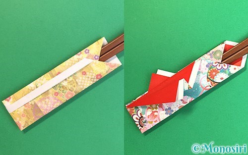 折り紙で箸置きの折り方 簡単な箸置きを2種類紹介 Monosiri