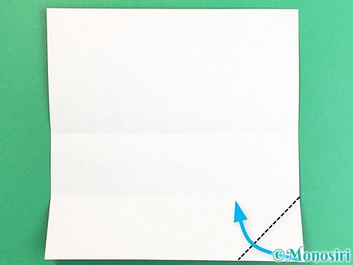 折り紙で鶴の箸袋の折り方手順5