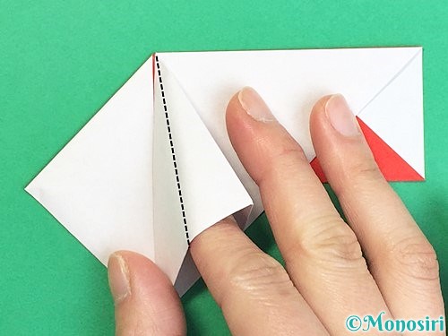 折り紙で鶴の箸袋の折り方手順25