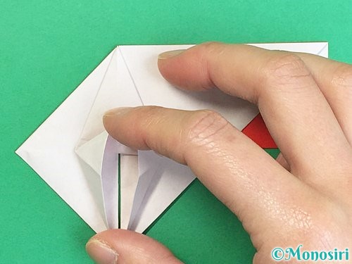 折り紙で鶴の箸袋の折り方手順31