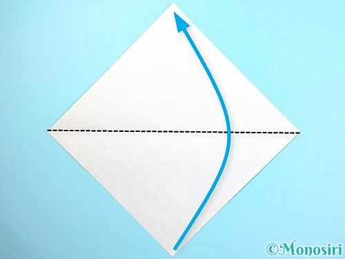 折り紙でクリスマスリースの作り方手順5