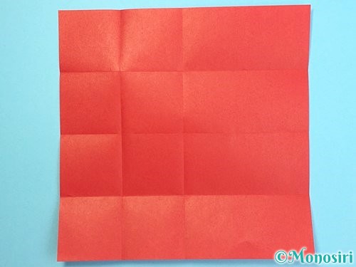 折り紙でクリスマスリースの作り方手順27