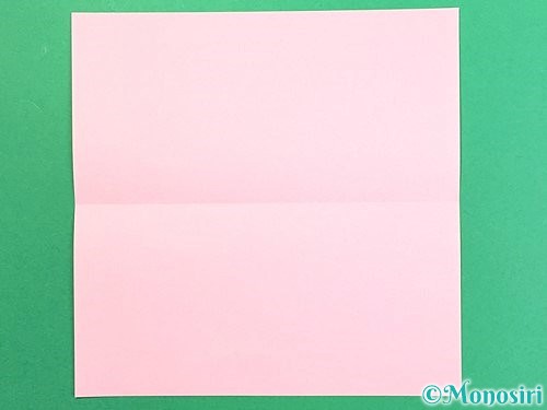 折り紙で鶴の箸置きの折り方手順2