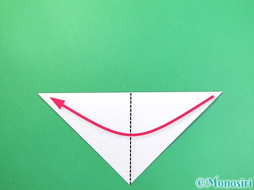 折り紙で立体的な富士山の折り方手順3