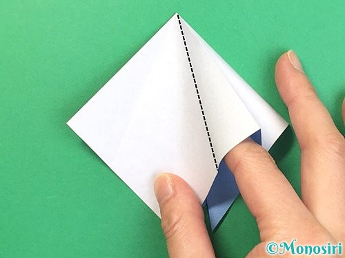 折り紙で立体的な富士山の折り方手順13