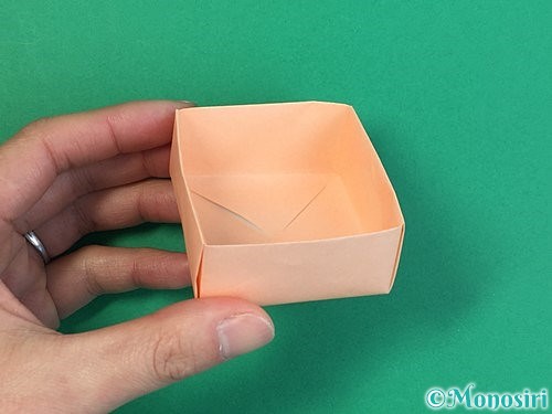 折り紙で箱の折り方手順18