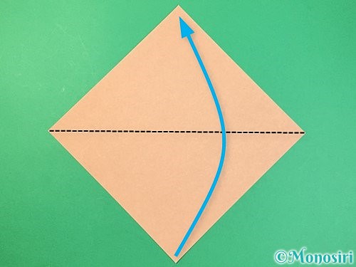 折り紙で菓子鉢の折り方手順1