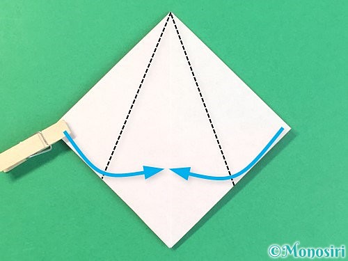 折り紙で菓子鉢の折り方手順15