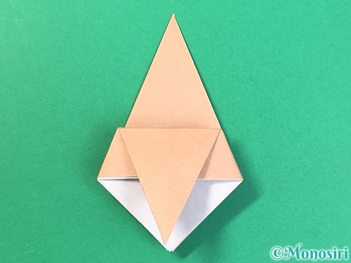折り紙で菓子鉢の折り方手順19