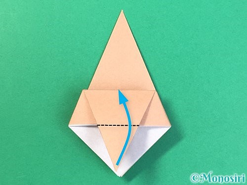 折り紙で菓子鉢の折り方手順20