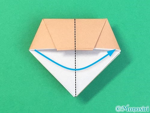 折り紙で菓子鉢の折り方手順28